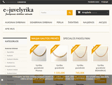 Tablet Screenshot of e-juvelyrika.com